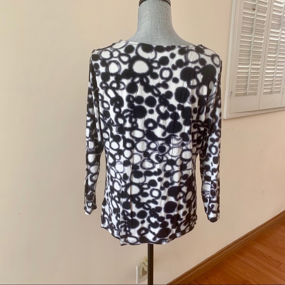 Michael Kors Long Sleeve Top Sz L - Picture 3 of 4